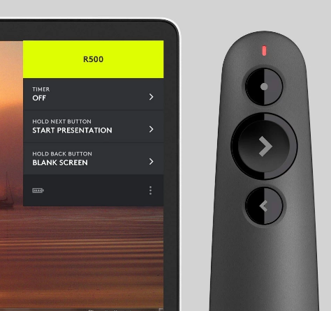 Logitech R500 Wireless Bluetooth Presenter - Laser Presentation Remote