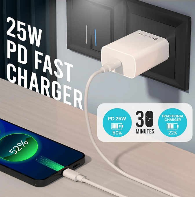 Portronics Adapto 25 Pro 25W Fast Charging