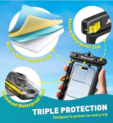 Hiearcool Waterproof Phone Pouch