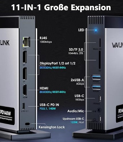 WAVLINK Laptop Docking Station