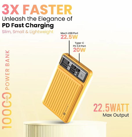 Portronics Luxcell Mini 10K Advanced 10000 mAh