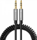 Portronics Konnect Aux 6 Spiral AUX Cable 3.5mm Metal Jack - 1.5 meter (POR-1261)